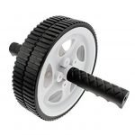 Royal Fitness Power Roller Single Wheel - Black and White