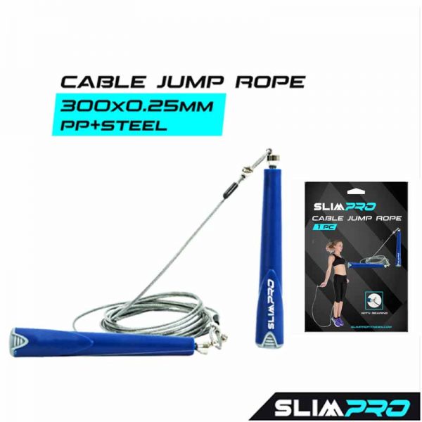 SlimPro Cable Jump Rope 300x0.25mm PP+Steel