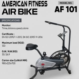 American Fitness Air Bike AF101